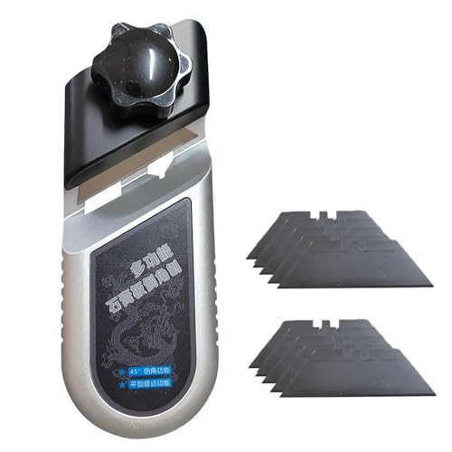 Gipskarton V Fase, 45° 90° Trockenbau Trimmwerkzeug, Gipskartonplattenhobel, Manuelle Gipskartonplatten Schnellschneider, Effizientes Gipskartonplattenschneidewerkzeug mit 10 Klingen für Gipskarton V Fase, 45° 90° Trockenbau Trimmwerkzeug, Gipskartonplattenhobel, Manuelle Gipskartonplatten Schnellschneider, Effizientes Gipskartonplattenschneidewerkzeug mit 10 Klingen für von Generisch