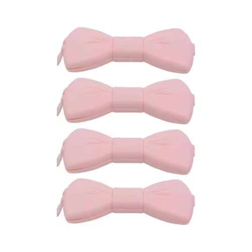 Girlly Heart Cute Creative Pink Bow Chips Clip, Feuchtigkeitsbeständige Frischesnackbeutel Verschlussclip, kleine Aufbewahrungsclips von Generisch