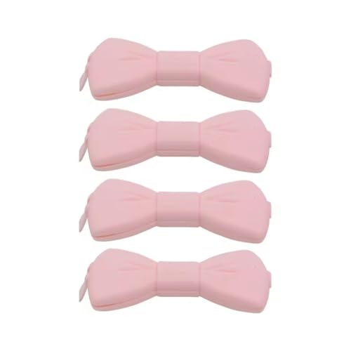 Girly Heart Niedlich Kreative Rosa Bow Chips Clip, Feuchtigkeit sichere Frische Snack Tasche Versiegelung Clip, Kleine Aufbewahrung clips von Generisch