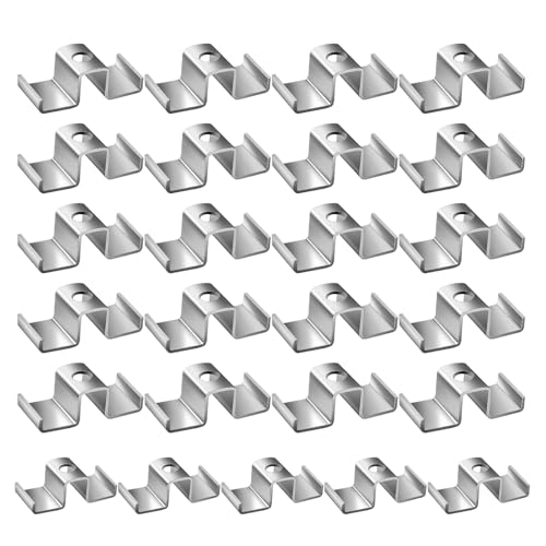 Gitterklammern - Sattelclip Aus Edelstahl, 25 Teile Sattelklemme, Befestigung Der Hardware Für Industrielle Bodenbeläge Mezzanine Gehwegstreppe Treppe Im Freien City Road Parkplatz Gitterklammern - Sattelclip Aus Edelstahl, 25 Teile Sattelklemme, Befestigung Der Hardware Für Industrielle Bodenbeläge Mezzanine Gehwegstreppe Treppe Im Freien City Road Parkplatz von Generisch