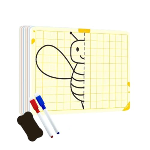 Gitternetz Zeichenbrett Symmetrie - Pädagogisches Werkzeug für symmetrisches Zeichnen,Pädagogisches STEM Kunst Aktivitätenset Zur Feinmotorik Entwicklung Für Zuhause Kindergarten Gitternetz Zeichenbrett Symmetrie - Pädagogisches Werkzeug für symmetrisches Zeichnen,Pädagogisches STEM Kunst Aktivitätenset Zur Feinmotorik Entwicklung Für Zuhause Kindergarten von Generisch