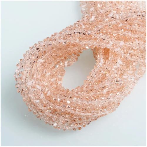 Glänzende Kristall-Rocailles-Perlen für DIY-Schmuckherstellung, Ohrringe und Halsketten, 3 mm von Generisch