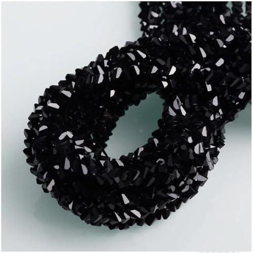 Glänzende Kristall-Rocailles-Perlen für DIY-Schmuckherstellung, Ohrringe und Halsketten, 3 mm von Generisch