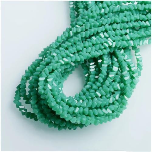 Glänzende Kristall-Rocailles-Perlen für DIY-Schmuckherstellung, Ohrringe und Halsketten, 3 mm von Generisch