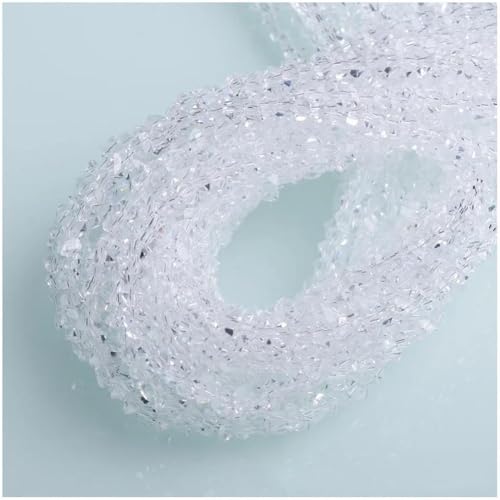 Glänzende Kristall-Rocailles-Perlen für DIY-Schmuckherstellung, Ohrringe und Halsketten, 3 mm von Generisch