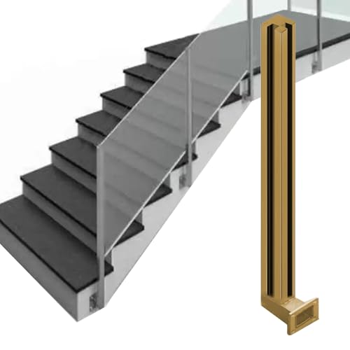 Glas-Balustraden-Klemme, seitliche Montage, Zaunpfosten für robustes Geländer, Treppenstufen, Deck-Stabilitätslösung Glas-Balustraden-Klemme, seitliche Montage, Zaunpfosten für robustes Geländer, Treppenstufen, Deck-Stabilitätslösung von Generisch
