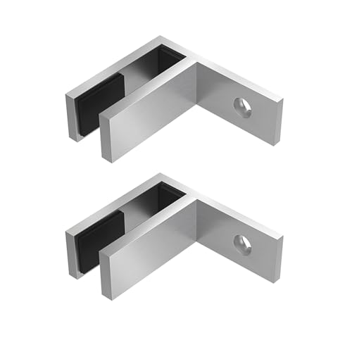 Glasklemme aus 304 Edelstahl, 2 Stück, F-Klemmen für Haus, Garten, Pool, Zaun, Geländer, passend für Glasstärken von 10 mm - 12 mm, witterungsbeständig Glasklemme aus 304 Edelstahl, 2 Stück, F-Klemmen für Haus, Garten, Pool, Zaun, Geländer, passend für Glasstärken von 10 mm - 12 mm, witterungsbeständig von Generisch
