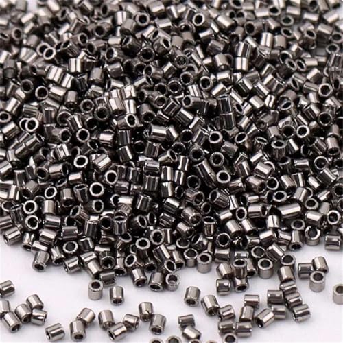 Glasperlen, 1,6 mm, metallische Bronze, lose Abstandshalter für Schmuckherstellung, DIY, Nähen, Nadelarbeiten, 0,8 mm Loch, 5 g, ca. 1000 Stück Glasperlen, 1,6 mm, metallische Bronze, lose Abstandshalter für Schmuckherstellung, DIY, Nähen, Nadelarbeiten, 0,8 mm Loch, 5 g, ca. 1000 Stück von Generisch