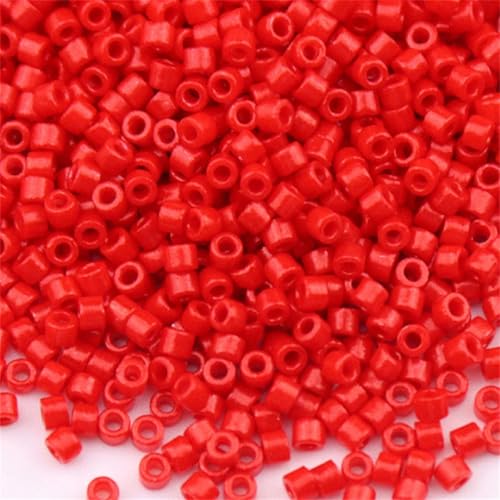 Glasperlen, 1,6 mm, metallische Bronze, lose Abstandshalter für Schmuckherstellung, DIY, Nähen, Nadelarbeiten, 0,8 mm Loch, 5 g, ca. 1000 Stück von Generisch