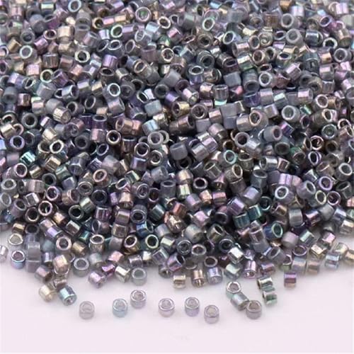 Glasperlen, 1,6 mm, metallische Bronze, lose Abstandshalter für Schmuckherstellung, DIY, Nähen, Nadelarbeiten, 0,8 mm Loch, 5 g, ca. 1000 Stück von Generisch