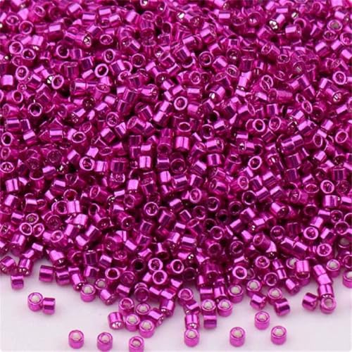 Glasperlen, 1,6 mm, metallische Bronze, lose Abstandshalter für Schmuckherstellung, DIY, Nähen, Nadelarbeiten, 0,8 mm Loch, 5 g, ca. 1000 Stück von Generisch