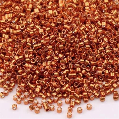 Glasperlen, 1,6 mm, metallische Bronze, lose Abstandshalter für Schmuckherstellung, DIY, Nähen, Nadelarbeiten, 0,8 mm Loch, 5 g, ca. 1000 Stück Glasperlen, 1,6 mm, metallische Bronze, lose Abstandshalter für Schmuckherstellung, DIY, Nähen, Nadelarbeiten, 0,8 mm Loch, 5 g, ca. 1000 Stück von Generisch