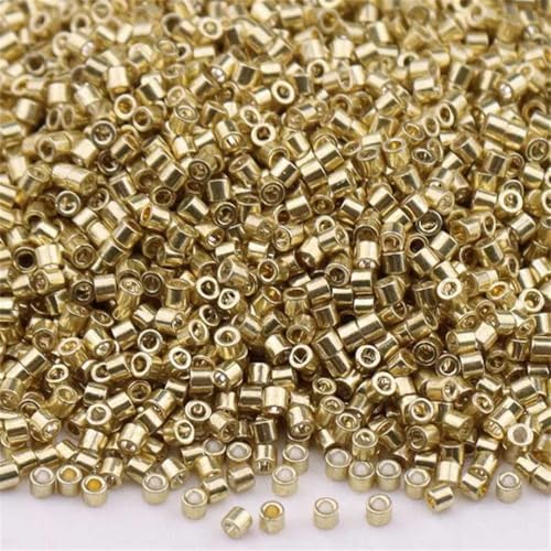 Glasperlen, 1,6 mm, metallische Bronze, lose Abstandshalter für Schmuckherstellung, DIY, Nähen, Nadelarbeiten, 0,8 mm Loch, 5 g, ca. 1000 Stück Glasperlen, 1,6 mm, metallische Bronze, lose Abstandshalter für Schmuckherstellung, DIY, Nähen, Nadelarbeiten, 0,8 mm Loch, 5 g, ca. 1000 Stück von Generisch