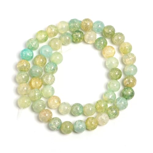 Glasperlen, fragmentierte Blumenperlen, rund, Naturstein, lose Abstandshalter, Perlen für DIY-Schmuckherstellung, Armband, gelb, EN8, 10 mm, 38 Stück Glasperlen, fragmentierte Blumenperlen, rund, Naturstein, lose Abstandshalter, Perlen für DIY-Schmuckherstellung, Armband, gelb, EN8, 10 mm, 38 Stück von Generisch