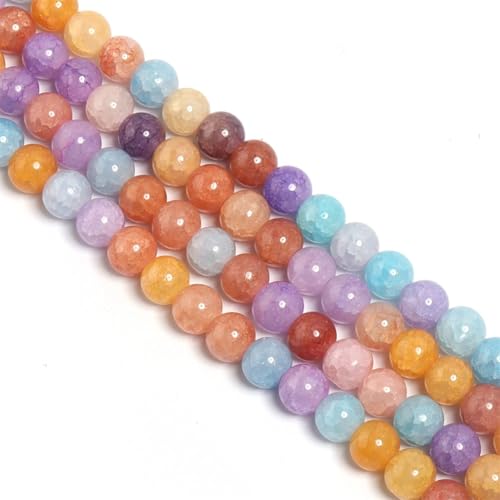 Glasperlen, fragmentierte Blumenperlen, rund, Naturstein, lose Abstandshalter, Perlen für DIY-Schmuckherstellung, Armband, gemischt, 8 mm, 45 Stück Glasperlen, fragmentierte Blumenperlen, rund, Naturstein, lose Abstandshalter, Perlen für DIY-Schmuckherstellung, Armband, gemischt, 8 mm, 45 Stück von Generisch