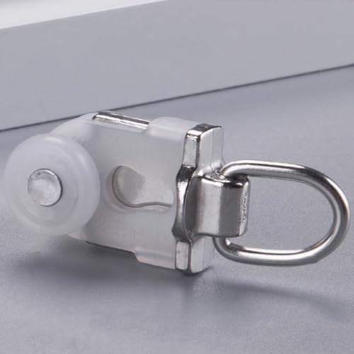 Glatte, leise Vorhangschienenrollen für Querbehang, Mehrfachpackung, Gleithaken für einfache Vorhangbewegung von Generisch
