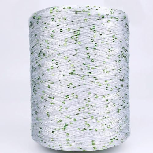 Glitzer-Häkelgarn, Pailletten-Strickgarn für Hand- und Handarbeit, 500 g, ausgefallenes Garn mit Pailletten Glitzer-Häkelgarn, Pailletten-Strickgarn für Hand- und Handarbeit, 500 g, ausgefallenes Garn mit Pailletten von Generisch