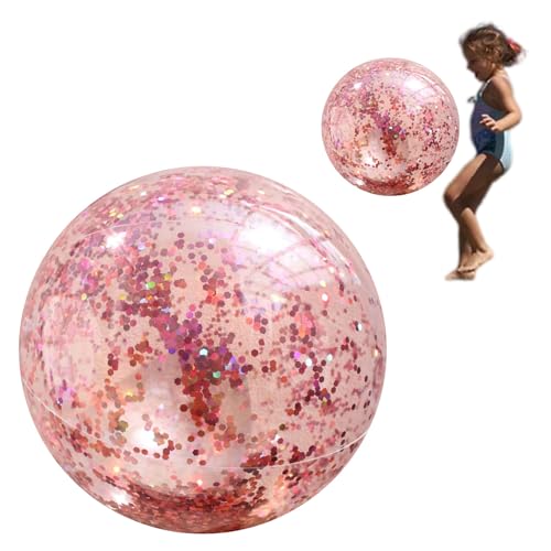 Glitzer Pool Party Ball - 40 cm aufblasbares Konfetti -Strandspielzeug für Feier im Freien, auffällige Funkeln mit einer praktischen Luftpumpe, wiederverwendbare schwebende Dekoration zum Sommergeburt Glitzer Pool Party Ball - 40 cm aufblasbares Konfetti -Strandspielzeug für Feier im Freien, auffällige Funkeln mit einer praktischen Luftpumpe, wiederverwendbare schwebende Dekoration zum Sommergeburt von Generisch
