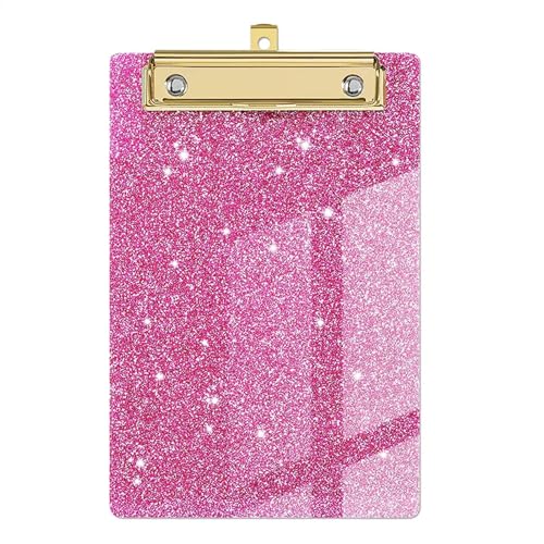 Glitzer -Zwischenablage - Stylish Desk Organizer, Sparkling Clip Board | Schimmernder Glitzerdateinform für Schule, modische Büro -Zwischenablage, Dekorationsschreiber für Schüler und Fachleute von Generisch