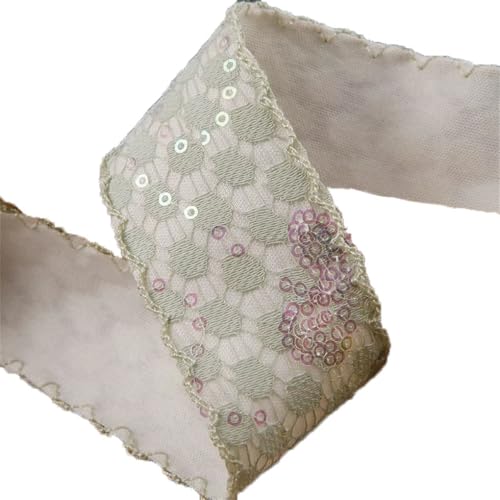 Glitzernde Chiffonbänder mit glitzernden Punkten, 9,1 m, DIY-Haarschleife, Zubehör, handgefertigtes Klebeband, Basteln, leicht, EN8, 40 mm Glitzernde Chiffonbänder mit glitzernden Punkten, 9,1 m, DIY-Haarschleife, Zubehör, handgefertigtes Klebeband, Basteln, leicht, EN8, 40 mm von Generisch