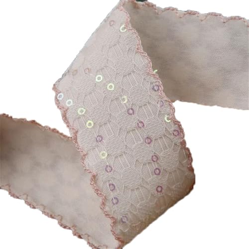 Glitzernde Chiffonbänder mit glitzernden Punkten, 9,1 m, DIY-Haarschleife, Zubehör, handgefertigtes Klebeband, Basteln, leicht, pnnrk, 40 mm Glitzernde Chiffonbänder mit glitzernden Punkten, 9,1 m, DIY-Haarschleife, Zubehör, handgefertigtes Klebeband, Basteln, leicht, pnnrk, 40 mm von Generisch