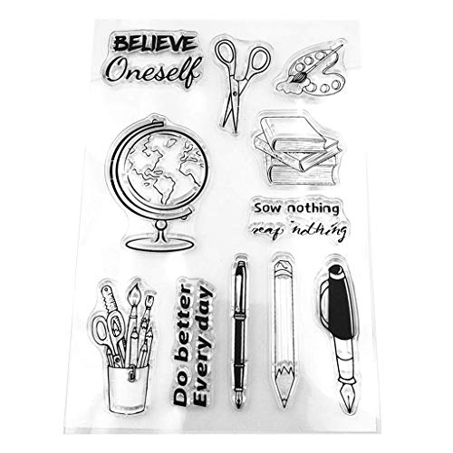 Globe Stationery Präge-Silikon-Druckstempel, Ordnervorlage, unverzichtbare Werkzeuge, Stempel für DIY-Alben, Papierkarten, Scrapbooking, Kunst, Handwerk, kreative und exquisite Verarbeitung, praktisch Globe Stationery Präge-Silikon-Druckstempel, Ordnervorlage, unverzichtbare Werkzeuge, Stempel für DIY-Alben, Papierkarten, Scrapbooking, Kunst, Handwerk, kreative und exquisite Verarbeitung, praktisch von Generisch