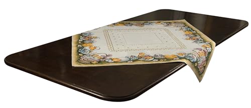 Gobelin Ostern Mitteldecke 100x100 cm Küken, Gobelindecke, Frühling, Ostern Dekogewebt Jacquard Gobelin Ostern Mitteldecke 100x100 cm Küken, Gobelindecke, Frühling, Ostern Dekogewebt Jacquard von Generisch