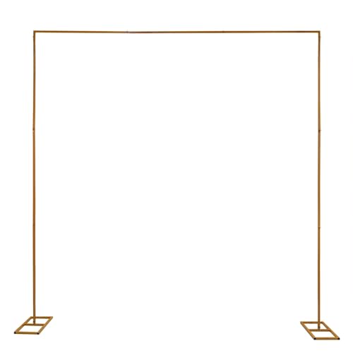 Gold 3X3M Wedding Arch Stand with Bases Square Garden Arch Metal for Weddings Party Event Decoration Gold 3X3M Wedding Arch Stand with Bases Square Garden Arch Metal for Weddings Party Event Decoration von Generisch