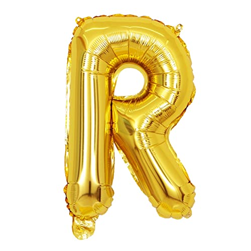 Gold Buchstaben Hochzeit Geburtstag Dekorationen Banner Gold Buchstaben Happy 18 Birthday Dekorationen (R, Einheitsgröße) von Generisch
