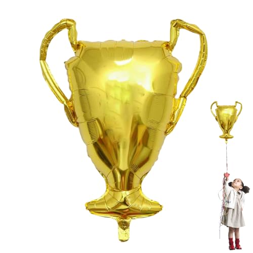 Goldfolienballons, Trophäenballon | Aluminiumfolie Ballon 50 Teile aufblasbare Trophäenpropie,Schöne Meisterschaft Ornamente Goldfolienballons, Trophäenballon | Aluminiumfolie Ballon 50 Teile aufblasbare Trophäenpropie,Schöne Meisterschaft Ornamente von Generisch