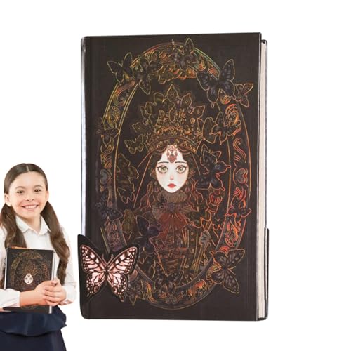 Gothic-Notizbuch, Gothic-Stil, bunte Seiten, Illustrationshandbuch, Vintage-Notizbuch für Frauen, Goth-Tagebuch, Schule, Arbeitsplatzbedarf und Halloween-Notizblock Gothic-Notizbuch, Gothic-Stil, bunte Seiten, Illustrationshandbuch, Vintage-Notizbuch für Frauen, Goth-Tagebuch, Schule, Arbeitsplatzbedarf und Halloween-Notizblock von Generisch