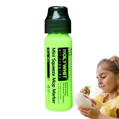 Graffiti -Lackmarker - 12 mm Acrylfluoreszenzmarker -Set, nachfüllbare Signaturstift | Erweiterte Verwendung von Graffiti -Lieferungen für Rock & Poster -Kunst, lebendige Highlighter -Marker für kreat von Generisch