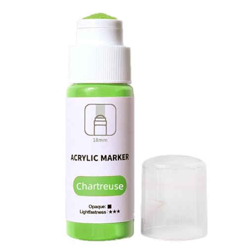 Graffiti-Marker, schnell trocknend, auf Wasserbasis, Graffiti-Stift mit 18 mm Spitze, permanenter wasserdichter Mopp, Graffiti-Marker, 60 ml für Wandbilder, Leinwand, Metall, Glas, Papier Graffiti-Marker, schnell trocknend, auf Wasserbasis, Graffiti-Stift mit 18 mm Spitze, permanenter wasserdichter Mopp, Graffiti-Marker, 60 ml für Wandbilder, Leinwand, Metall, Glas, Papier von Generisch