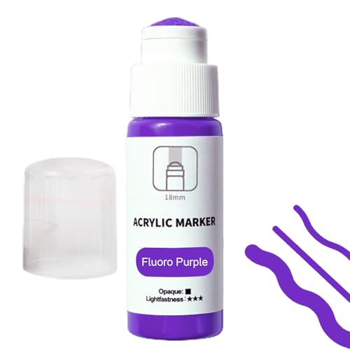 Graffiti Marker | Wasserfeste Stifte zum Malen | Langlebige Marker Stifte für Künstler | Acryl-Marker Stift zum Ausmalen, Fettmarkieren und Tropfen von Generisch
