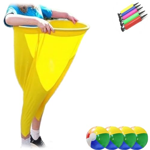 Granny Pants Hof-Spiel, 2025 Granny Pants Yard Game Set, Team Staffel Familientreffen Party Feldparty Spielset (Gelb B) von Generisch