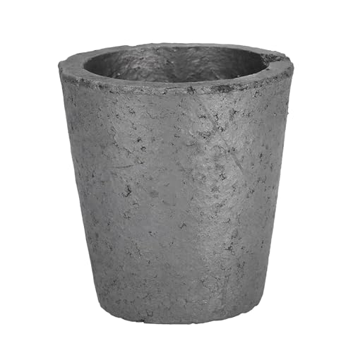 Graphittiegel, Hochtemperatur-Veredelungsform für Metallofen, ideales Gießwerkzeug für Hinterhof-Gießerei, Schmuckstudio, Garagenwerkstatt, Fabrik oder Schmiedegeschäft, kompakt und effizient von Generisch