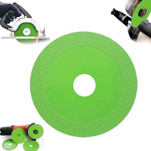 Green Fine Diamantscheibe, 100/115/125 mm Werkie Greenfine Diamantscheibe UltradüNne 1 mm, Winkelschleifer Glastrennscheibe, Glasschneider, Rock Slab Grinding Disc (125 mm) von Generisch