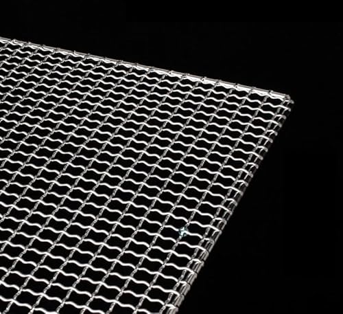 Grillrost aus 304 Edelstahl, strapazierfähig, quadratisch, 50 x 25 cm, ideal für Outdoor-Grillen, Kohlensäure und Backen, langlebiges Grillzubehör aus Netzstoff Grillrost aus 304 Edelstahl, strapazierfähig, quadratisch, 50 x 25 cm, ideal für Outdoor-Grillen, Kohlensäure und Backen, langlebiges Grillzubehör aus Netzstoff von Generisch
