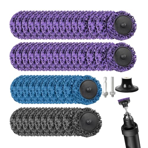 Grinder Flap Disc, 50-Piece Coarse Cleaning and Polishing Wheels, Durable Grinding Discs for Wood Metal Concrete Furniture Refinishing Home Renovation DIYers Projects Use 865g von Generisch