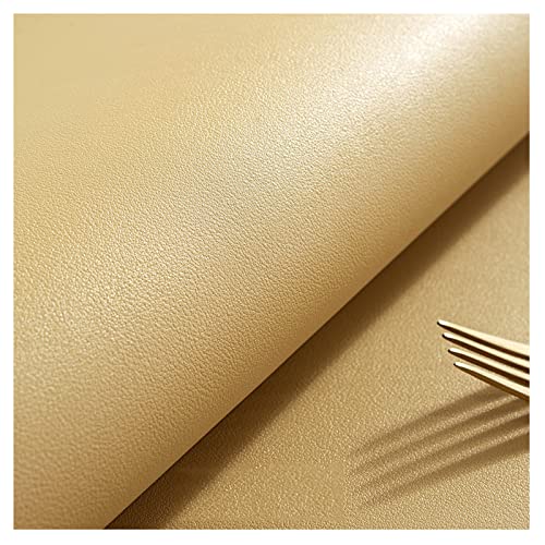 Große, abwischbare Kunstleder-Tischdecke, wasserdicht und öldicht, rechteckig, für Esszimmer, PVC-Schutzmatte (Größe: 90 x 160 cm, Gelb) von Generisch