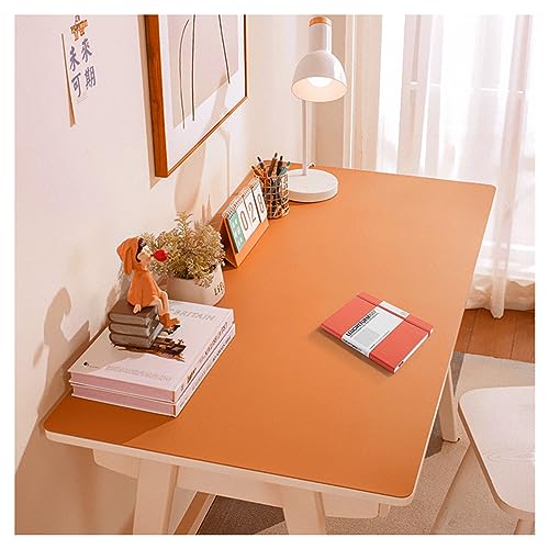 Große Schreibtischunterlage aus Leder, PU-Leder-Mauspad, wasserdichte Schreibtischschutzmatte zum Schreiben, Notizblock, 60 x 60 cm von Generisch