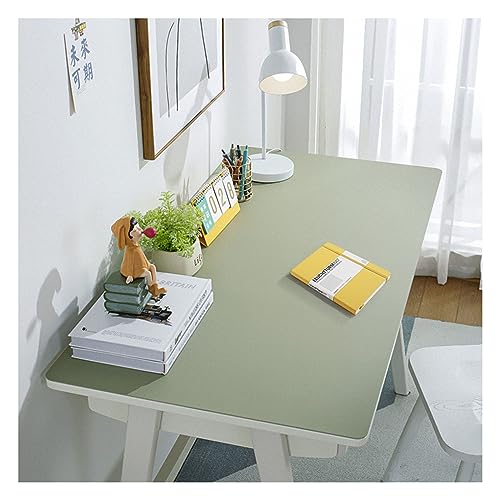 Große wasserdichte Schreibtischunterlage aus PU-Leder, Schreib- und Mauspad, Schreibtischschutz für Zuhause/Büro, extra groß (100 x 100 cm), Notizblock und Arbeitsplatz von Generisch