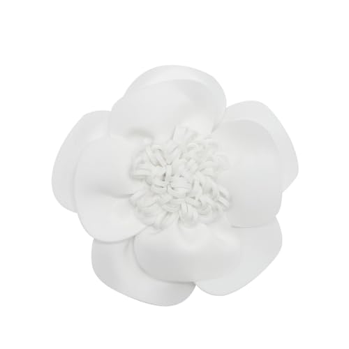 Großer Blumenaufnäher, Brustblume, Hochzeitskleid, handgefertigte Kleidung, Applikationen, DIY-Brosche, Zubehör, Kleidung, Applikationen, Dekoration (weiß) von Generisch