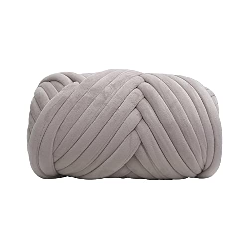 Großes, voluminöses Strickgarn – Riesengarn zum Handstricken, 1 kg Wolle für Kissen und Decken, 43 Meter weiches Baumwollgarn für Kunsthandwerk und Bastelprojekte Großes, voluminöses Strickgarn – Riesengarn zum Handstricken, 1 kg Wolle für Kissen und Decken, 43 Meter weiches Baumwollgarn für Kunsthandwerk und Bastelprojekte von Generisch