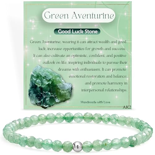 Grüner Aventurin – Glücksstein – Perlenarmbänder für Frauen, handgefertigte Naturstein-Perlen, 4 mm Perlen, 925er-Sterlingsilber, Stretch-Armbänder, Chakra-Kristall, Edelsteinschmuck, Geschenke Grüner Aventurin – Glücksstein – Perlenarmbänder für Frauen, handgefertigte Naturstein-Perlen, 4 mm Perlen, 925er-Sterlingsilber, Stretch-Armbänder, Chakra-Kristall, Edelsteinschmuck, Geschenke von Generisch