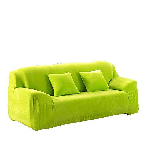 Grüner Stretch-Sofabezug aus Pannesamt für 1-Sitzer, waschbarer Schonbezug mit elastischer Passform, langlebiger Möbelschutz für Couchstuhl, 90 x 140 cm Grüner Stretch-Sofabezug aus Pannesamt für 1-Sitzer, waschbarer Schonbezug mit elastischer Passform, langlebiger Möbelschutz für Couchstuhl, 90 x 140 cm von Generisch