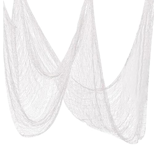 Gruseliges Mesh Gaze - Halloween -Netzstoff, hängende Hängende getötete Gaze | 72 "Horror -Stoffblatt für Fensterrahmen, Säulen, Raumbogenwegen, Zaunpaneele und Halloween -Setup der Eingangs Gruseliges Mesh Gaze - Halloween -Netzstoff, hängende Hängende getötete Gaze | 72 "Horror -Stoffblatt für Fensterrahmen, Säulen, Raumbogenwegen, Zaunpaneele und Halloween -Setup der Eingangs von Generisch