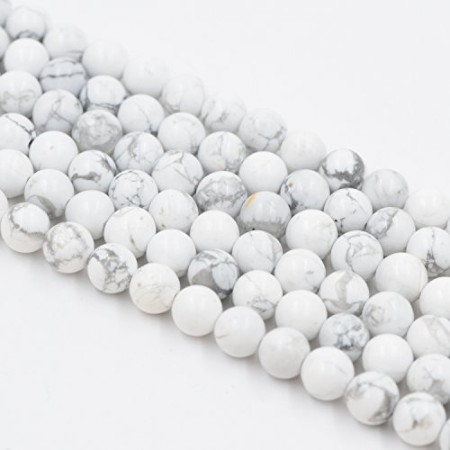 Gu-k6853 Perlen aus weißem Türkis, Naturstein, lose runde Perlen, 4 mm, Kristall, für Schmuckherstellung, importiert Gu-k6853 Perlen aus weißem Türkis, Naturstein, lose runde Perlen, 4 mm, Kristall, für Schmuckherstellung, importiert von Generisch