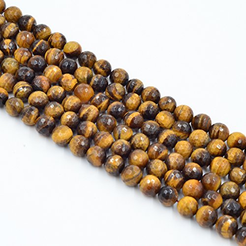 Gu-k6913 natürliche facettierte Tigeraugen-Steinperlen zur Schmuckherstellung, runde Edelsteine, 10 mm, lose Abstandshalter-Perlen, 39,4 cm Strang Gu-k6913 natürliche facettierte Tigeraugen-Steinperlen zur Schmuckherstellung, runde Edelsteine, 10 mm, lose Abstandshalter-Perlen, 39,4 cm Strang von Generisch