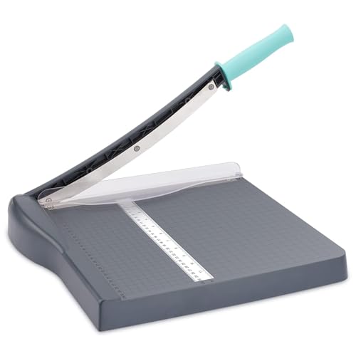 Guillotine Papierschneider mit Sicherheitsschutz und Klingenverriegelung, schneidet effizient bis zu 16 Blatt, ideal für Karton, Karton, Vinyl und Fotozuschnitt Guillotine Papierschneider mit Sicherheitsschutz und Klingenverriegelung, schneidet effizient bis zu 16 Blatt, ideal für Karton, Karton, Vinyl und Fotozuschnitt von Generisch